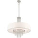 Carlisle 5 Light 25 inch Brushed Nickel Pendant Ceiling Light