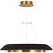 Sean Lavin Noa 1 Light 32.8 inch Hand Rubbed Antique Brass Chandelier Ceiling Light