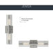 Jemsa 2 Light 18 inch Polished Nickel Wall Sconce Wall Light