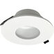 Iolite Can-Less Matte Powder White Recessed Trim