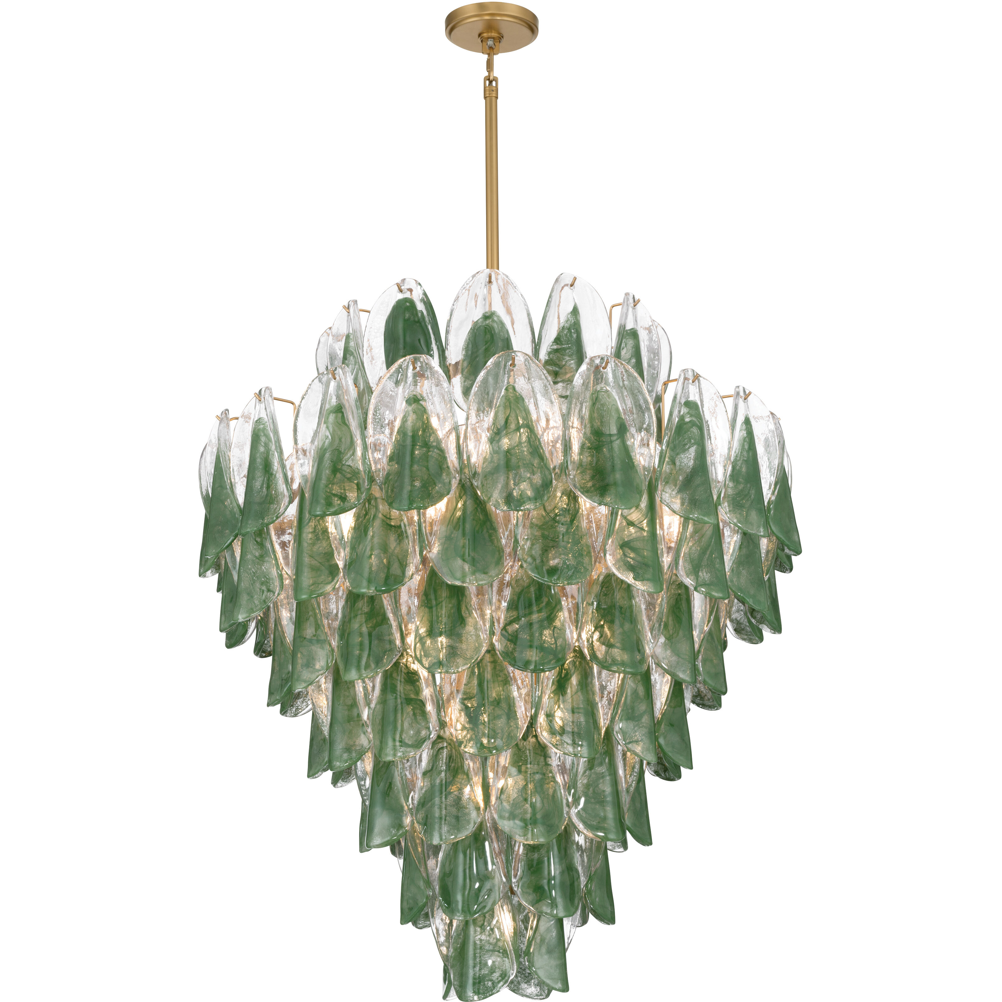 Verla Crest 21 Light 32.5 inch Legacy Brass Pendant Ceiling Light