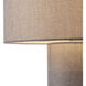 Moonlight 20 inch 9 watt Gray Table Lamp Portable Light