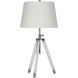Canada 30.5 inch 100.00 watt Chrome Table Lamp Portable Light
