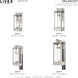 Delancey 1 Light 16 inch Brushed Nickel Outdoor Wall Lantern