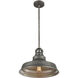 Carbondale 1 Light 15 inch Slate Mist Pendant Ceiling Light