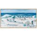Paragon Blue and Turquoise and White Canvas
