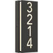 Numero Braille 4.75 inch Black ADA Wall Sconce Wall Light