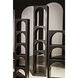Aqueduct Matte Black Bookcase, A