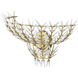Magnum Opus 2 Light 23.5 inch Brass Wall Sconce Wall Light