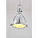 Canada 1 Light 14 inch Chrome Pendant Ceiling Light