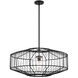Marcy 1 Light 30 inch Matte Black Pendant Ceiling Light