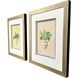 Grecian Vase Palm Green and Blue and Orange and Yellow Framed Art