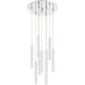 Forest LED 16 inch Chrome Chandelier Ceiling Light