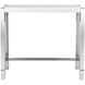 Riva 47 inch White Bar Table