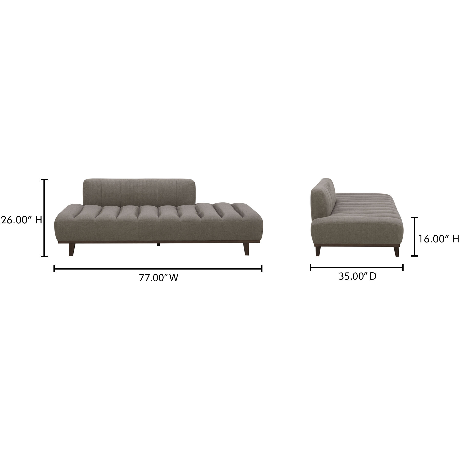 Bennett Grey Daybed