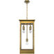Douglas Pendant Ceiling Light in Vintage Brass