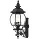Frontenac 4 Light 29 inch Textured Black Outdoor  Wall Lantern