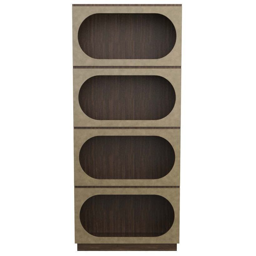 Reinhardt Dovetail Gray Bookcase