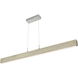 Colmar LED 51 inch Rubber Wood Island Light Ceiling Light
