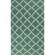 Frontier 66 X 42 inch Dark Green, Ivory Rug
