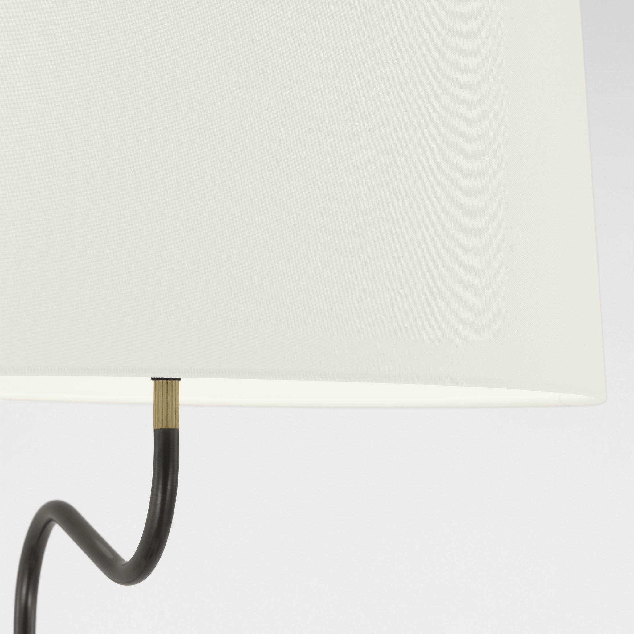 Thomas O'Brien Canto 49.75 inch 15 watt Bronze and Brass Adjustable Floor Lamp Portable Light in Bronze and Hand-Rubbed Antique Brass, Large