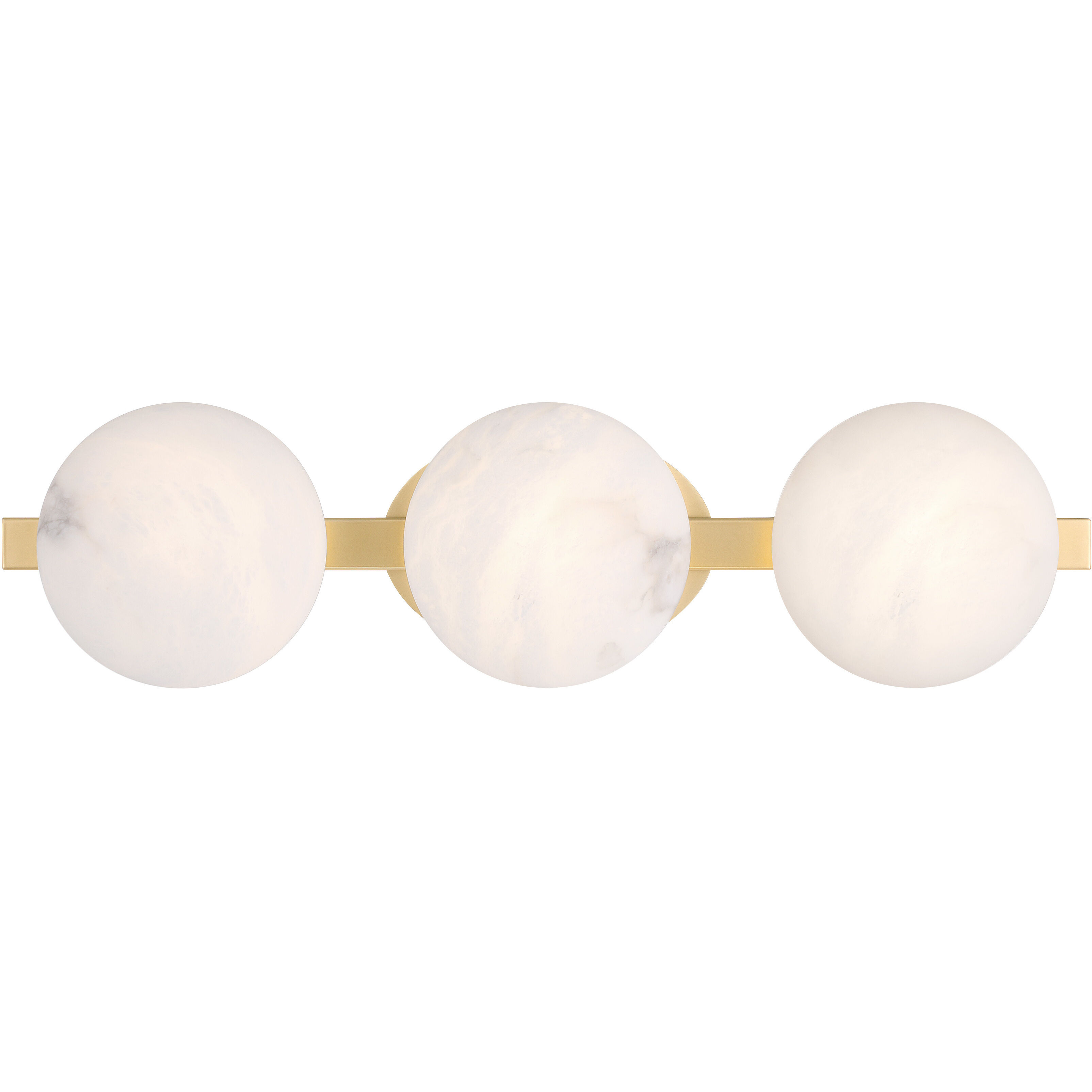 Zill LED 24 inch Lily Gold Vanity Light Wall Light