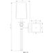 Mia 1 Light 5.5 inch Rubbed Brass Wall Sconce Wall Light