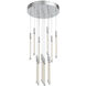 Motif LED 12.75 inch Chrome Multi-Pendant Ceiling Light