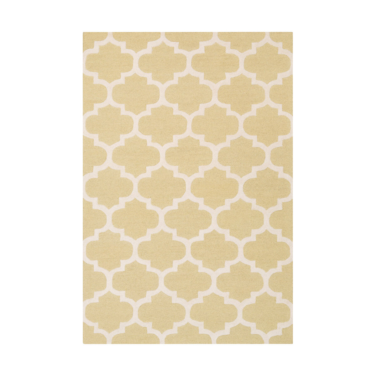 Pollack 96 X 60 inch Butter Indoor Area Rug, Rectangle