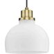 Garris 1 Light 8 inch Vintage Brass Mini Pendant Ceiling Light