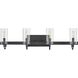 Ryden 30 inch Black Vanity Light Wall Light
