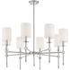 Chatham 8 Light 34 inch Satin Nickel Chandelier Ceiling Light, Essentials