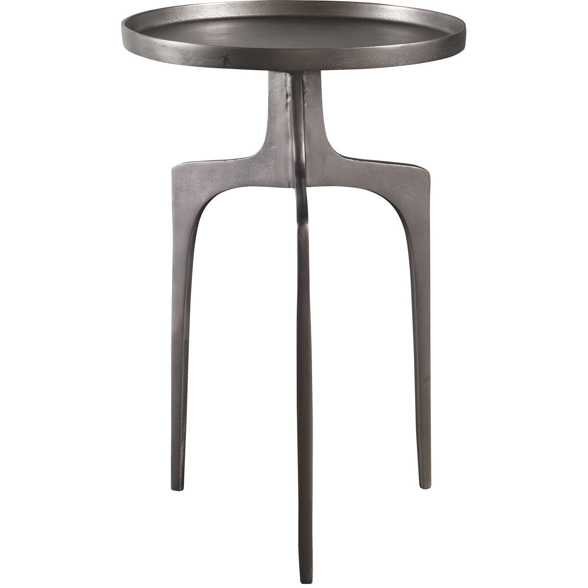 Kenna 25 X 16 inch Textured Nickel Accent Table