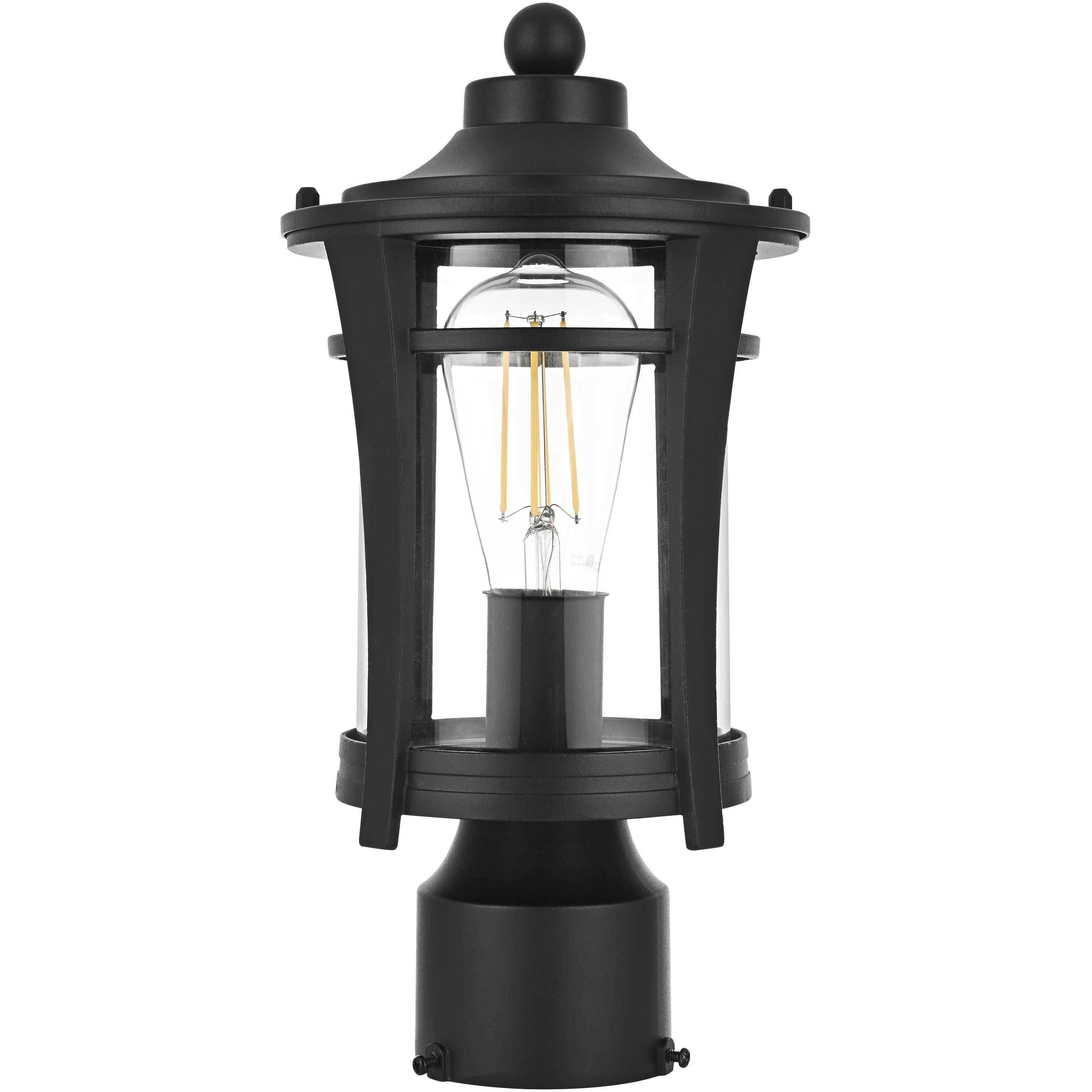Artemis 1 Light 13 inch Black Outdoor Post Light