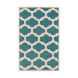Arise 114 X 90 inch Teal Indoor Area Rug, Rectangle