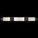 Bond 4 Light 48 inch Black and Silver Bath Bar Wall Light
