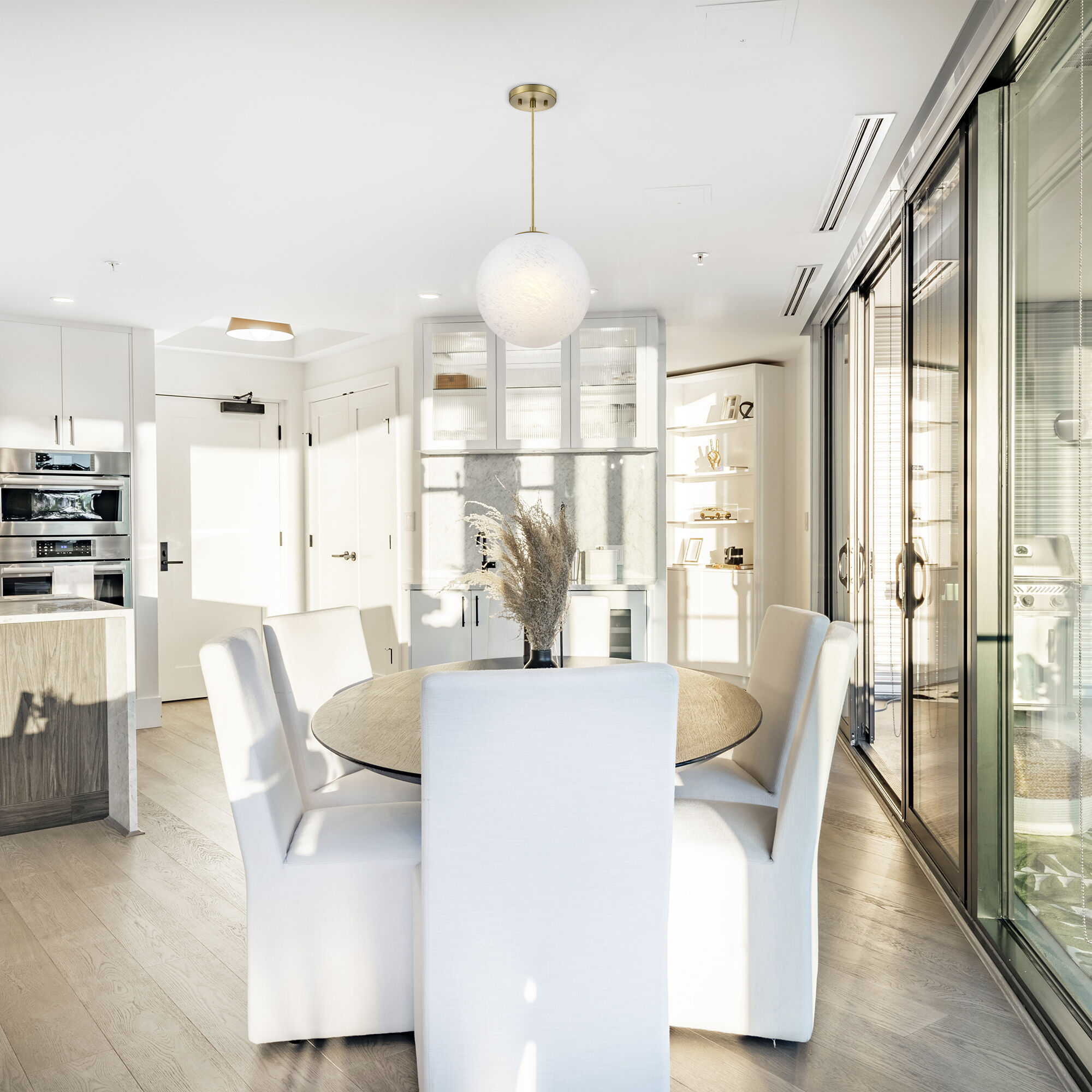 Pixie LED 12 inch Brushed Gold Pendant Ceiling Light