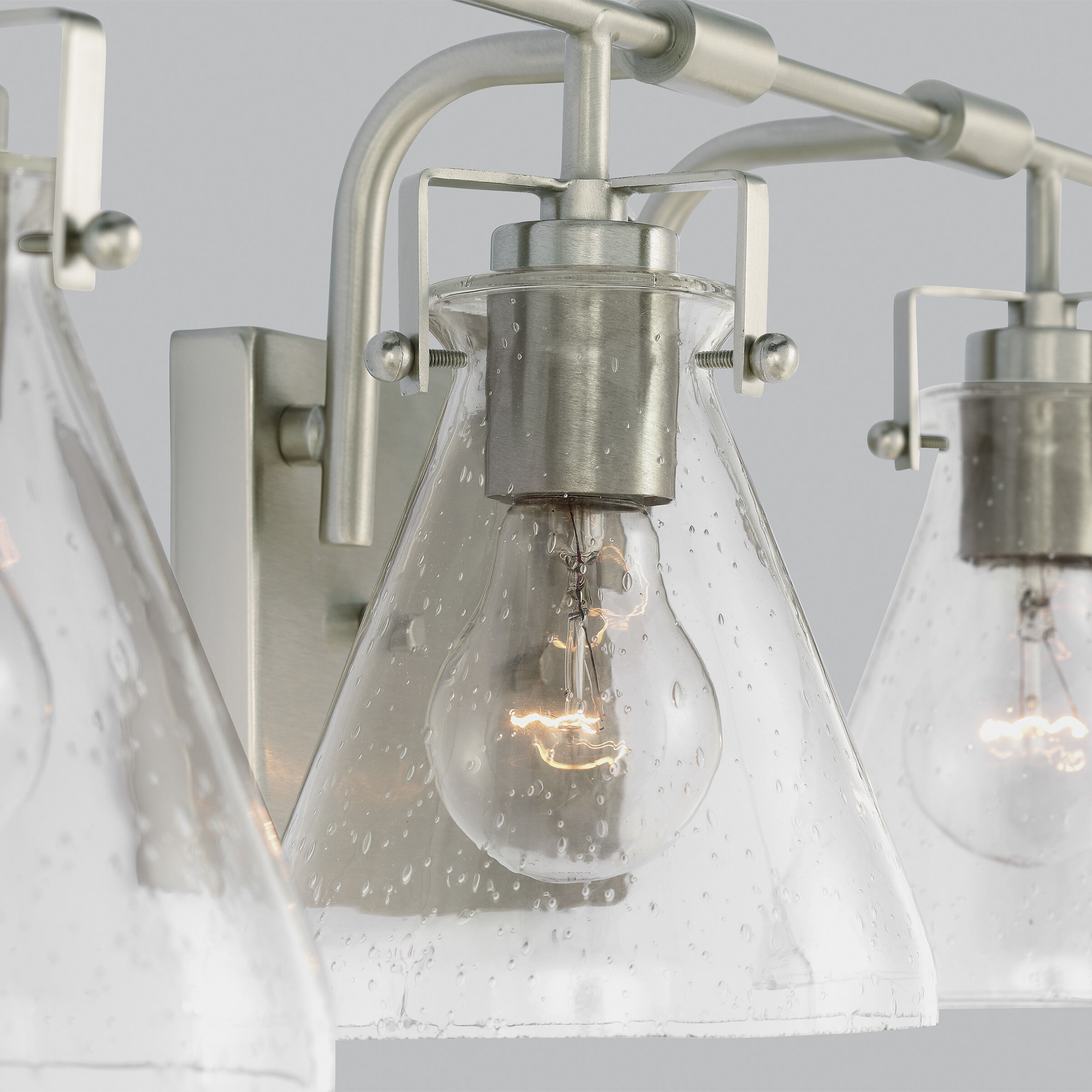 Jaden Bath Vanity Wall Sconce Wall Light in Brushed Nickel