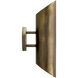 Casa 2 Light 5 inch Oxidized Brass Sconce Wall Light