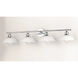 Willowbrook 4 Light 42.25 inch Polished Chrome Wall Sconce Wall Light