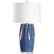 Sea Urchin 24 inch 100.00 watt Blue Table Lamp Portable Light