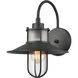 Coastal Farm 1 Light 14 inch Charcoal Outdoor Sconce