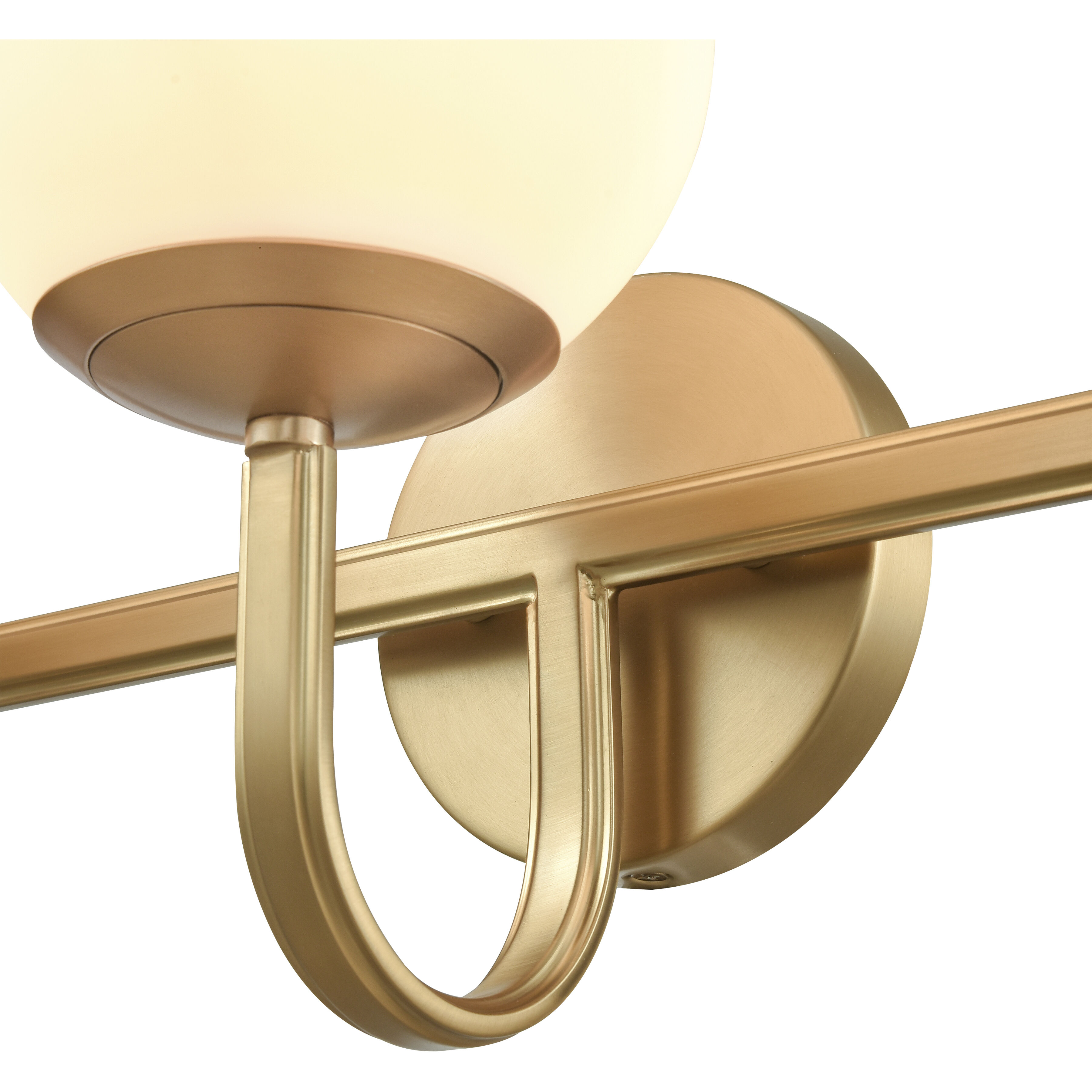 Caroline 3 Light 24 inch Brushed Gold Vanity Light Wall Light