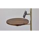 Rowe 56 inch 60 watt Antique Brass Wireless Charging Floor Lamp Portable Light, with Table