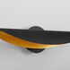 Pivot 1 Light 23 inch Black/Aged Brass Wall Sconce Wall Light