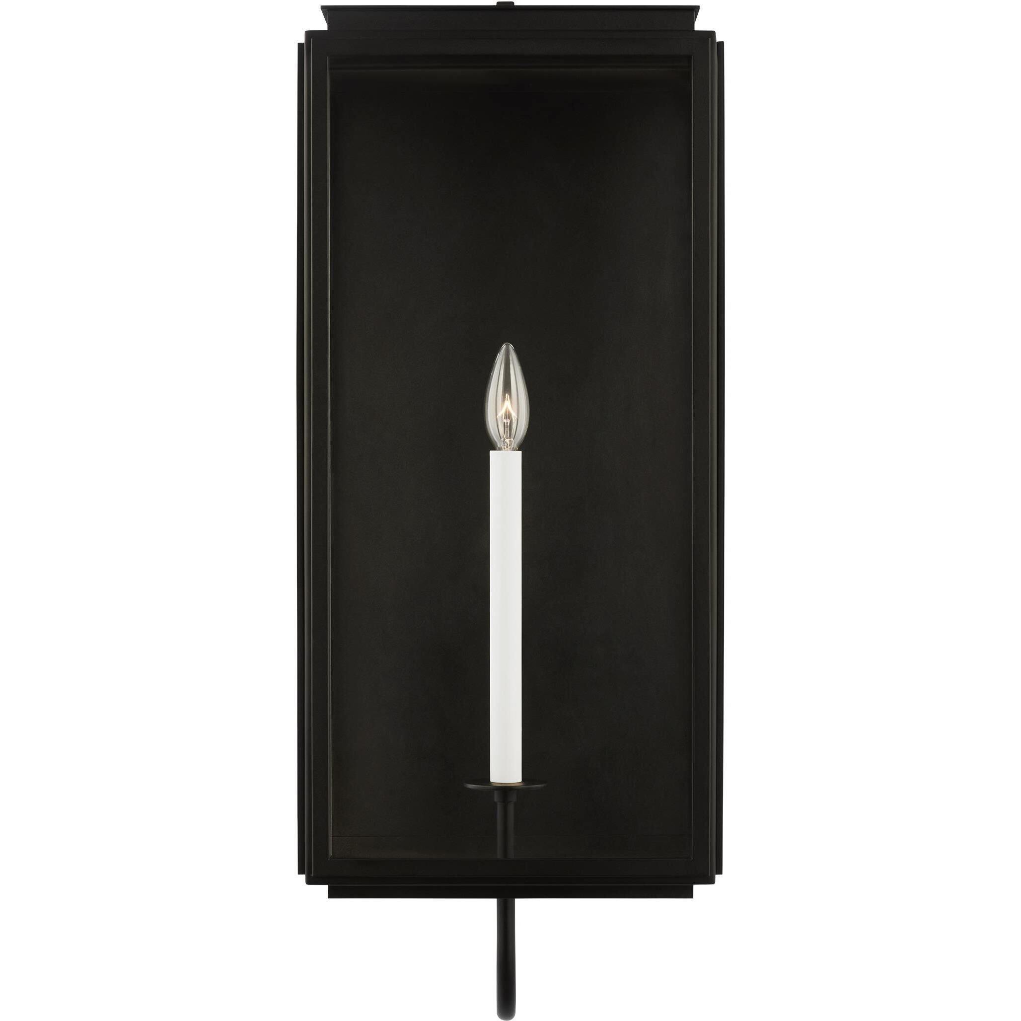 Edgar 1 Light 28.88 inch Textured Black Outdoor Wall Lantern