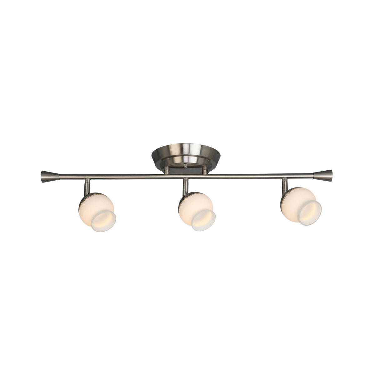 Mill Street 3 Light 120 Brushed Nickel Track Light Ceiling Light