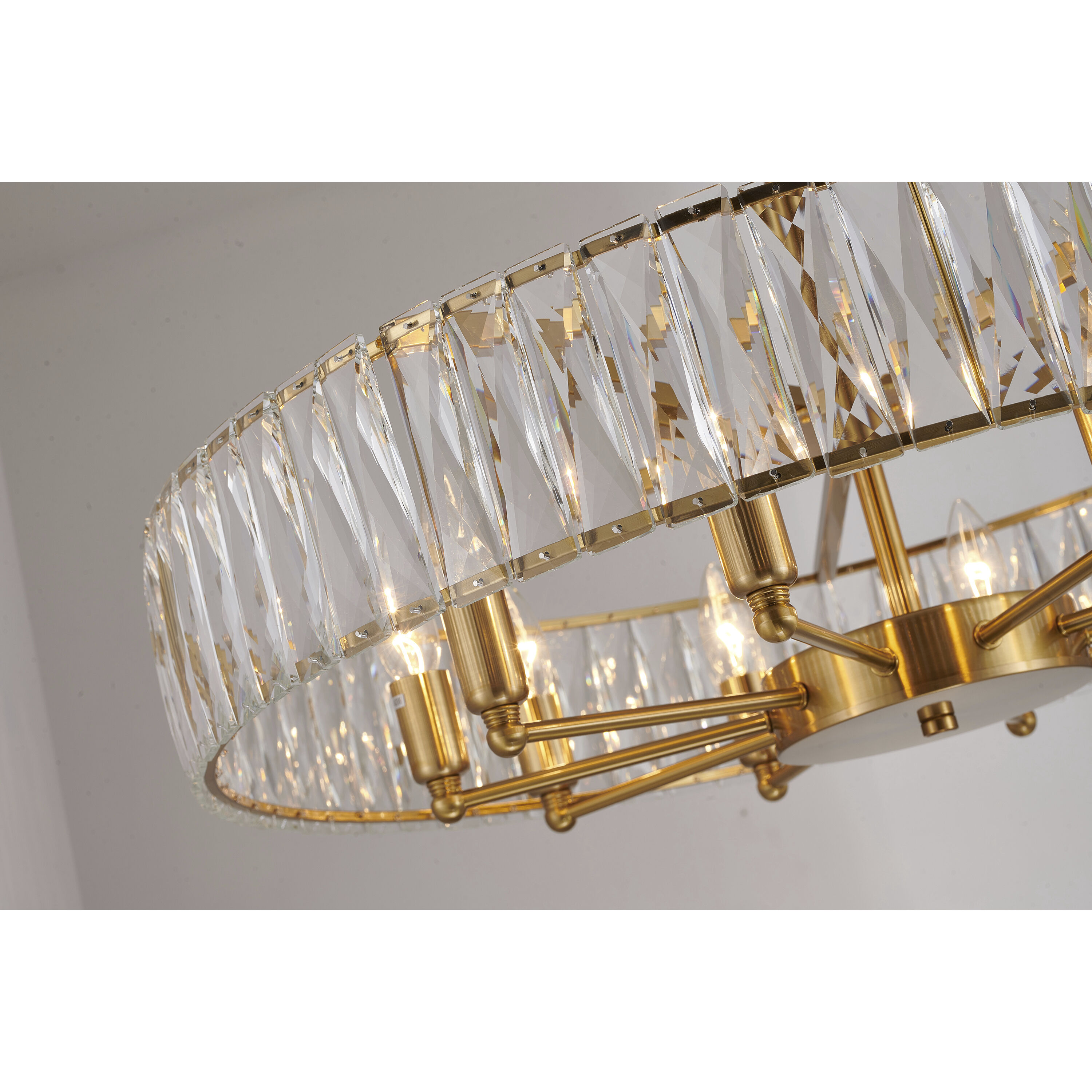Canada 10 Light 28 inch Gold Chandelier Ceiling Light