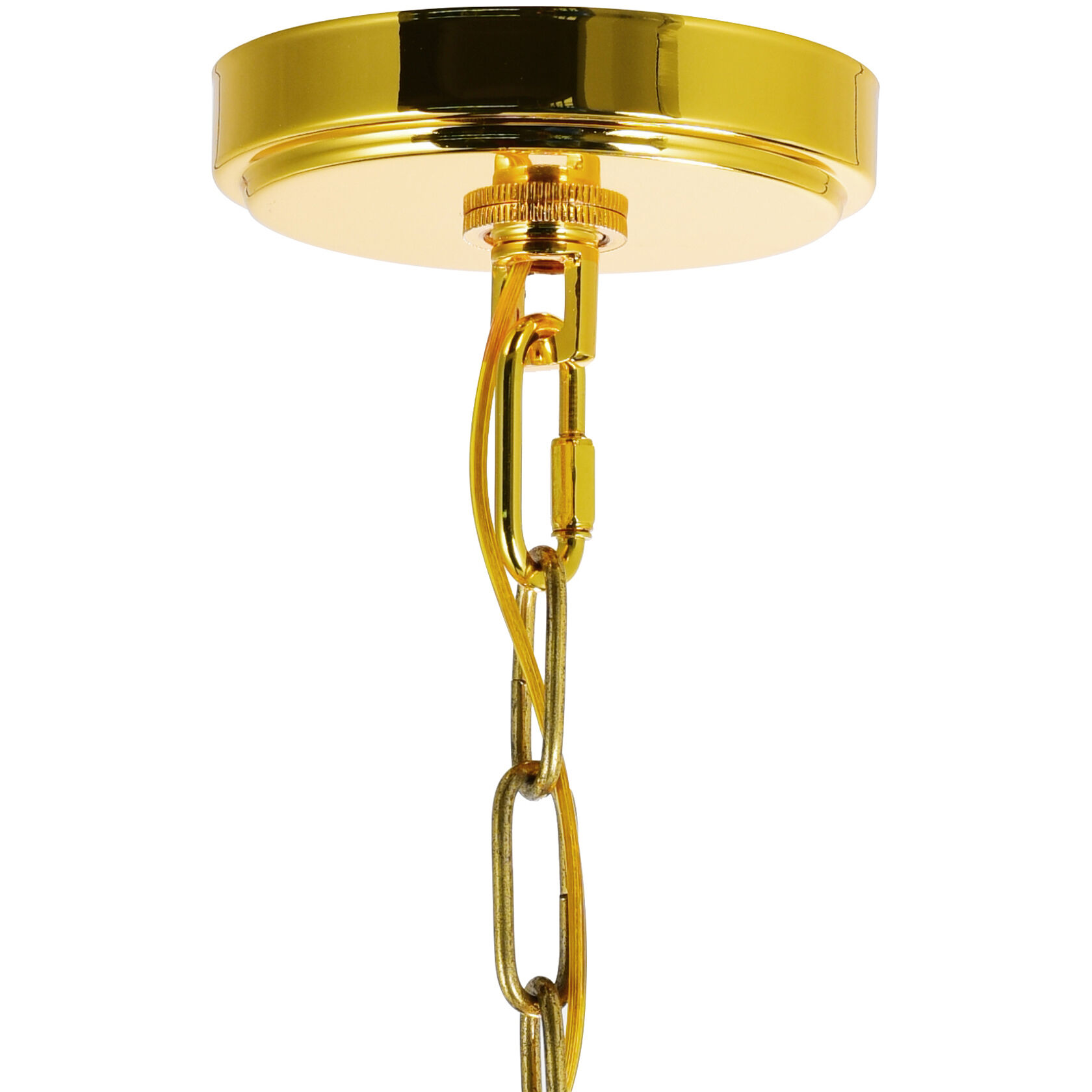 Empire 18 Light 28 inch Gold Down Chandelier Ceiling Light