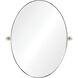 Azalea 30 X 24 inch Nickel Plated Wall Mirror